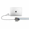 StarTech.com Hub USB-C de 2 puertos con Ethernet y RS-232, Dongle USB-C a USB-A conectado, 100 W PD pass-through, 2x USB-A 5 Gbit/s, Gigabit Ethernet, RS232 Serie (FTDI)