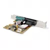 StarTech.com Tarjeta de interfaz serie PCI Express de 2 puertos, Tarjeta serie PCIe dual puerto a RS232 (DB9), 16C1050 UART, Soportes Low/Full Profile, COM Retention, Para Windows/Linux