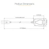 StarTech.com Tarjeta de interfaz serie PCI Express de 2 puertos, Tarjeta serie PCIe dual puerto a RS232 (DB9), 16C1050 UART, Soportes Low/Full Profile, COM Retention, Para Windows/Linux
