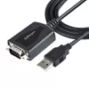StarTech.com Tarjeta de interfaz serie PCI Express de 2 puertos, Tarjeta serie PCIe dual puerto a RS232 (DB9), 16C1050 UART, Soportes Low/Full Profile, COM Retention, Para Windows/Linux