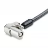StarTech.com Candado de cable para portátil compatible con Noble Wedge®; 1,8 m, candado de llave antirrobo, Cable de seguridad para portátiles Dell XPS/Latitude/2-in-1, resistente a cortes, Candado de cable de acero para portátil