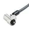 StarTech.com Candado de cable para portátil compatible con Noble Wedge®; 1,8 m, candado de llave antirrobo, Cable de seguridad para portátiles Dell XPS/Latitude/2-in-1, resistente a cortes, Candado de cable de acero para portátil