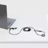 StarTech.com Candado de cable Nano para portátil, 1,8 m, Antirrobo con llave, Candado de cable de seguridad para portátiles con ranura Nano, para portátiles EliteBook/LenovoX1/2-in-1, resistente a cortes, Candado de cable de acero para portátil