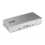 StarTech.com Docking station universal USB4 y Thunderbolt 4, Cuádruple pantalla en Windows, Doble pantalla en MacBook, Dock HDMI DP con carga de portátil de 98W