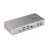 StarTech.com Docking station universal USB4 y Thunderbolt 4, Cuádruple pantalla en Windows, Doble pantalla en MacBook, Dock HDMI DP con carga de portátil de 98W