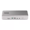 StarTech.com Docking station universal USB4 y Thunderbolt 4, Cuádruple pantalla en Windows, Doble pantalla en MacBook, Dock HDMI DP con carga de portátil de 98W