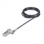 StarTech.com Candado universal para portátil de 2 m, Cable de seguridad para portátiles compatible con Noble Wedge®/Nano/K-Slot; cable candado de combinación sin llave, cable de acero antirrobo resistente a cortes
