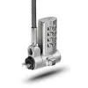 StarTech.com Candado universal para portátil de 2 m, Cable de seguridad para portátiles compatible con Noble Wedge®/Nano/K-Slot; cable candado de combinación sin llave, cable de acero antirrobo resistente a cortes