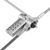 StarTech.com Candado universal para portátil de 2 m, Cable de seguridad para portátiles compatible con Noble Wedge®/Nano/K-Slot; cable candado de combinación sin llave, cable de acero antirrobo resistente a cortes