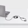 StarTech.com Candado universal para portátil de 2 m, Cable de seguridad para portátiles compatible con Noble Wedge®/Nano/K-Slot; cable candado de combinación sin llave, cable de acero antirrobo resistente a cortes