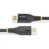 StarTech.com Cable DisplayPort 1.4 activo de 7,6 m (25 ft), Cable DisplayPort DP8K con HBR3, HDR10, MST, DSC 1.2, HDCP 2.2, 8K 60 Hz, 4K 120 Hz – Cable DP 1.4, M/M