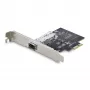 StarTech.com Tarjeta de red SFP GbE de 1 puerto, PCIe 2.1 x1, Intel I210-IS, Controlador 1GbE, 1000BASE cobre/fibra, NIC Gigabit Ethernet de un puerto, Paneles traseros para desktop/servidor – compatible con Windows y Linux