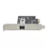 StarTech.com Tarjeta de red SFP GbE de 1 puerto, PCIe 2.1 x1, Intel I210-IS, Controlador 1GbE, 1000BASE cobre/fibra, NIC Gigabit Ethernet de un puerto, Paneles traseros para desktop/servidor – compatible con Windows y Linux