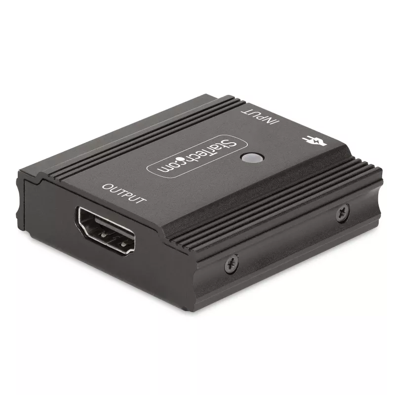 StarTech.com Amplificador de señal HDMI 8K 60Hz de 10 m, Repetidor HDMI 2.1 inline activo y amplificador de señal de vídeo hasta 8K 60Hz/4K 144Hz, Extensor de cable HDMI compacto – Extensión de señal HDMI