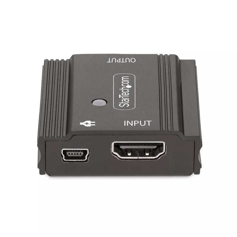 StarTech.com Amplificador de señal HDMI 8K 60Hz de 10 m, Repetidor HDMI 2.1 inline activo y amplificador de señal de vídeo hasta 8K 60Hz/4K 144Hz, Extensor de cable HDMI compacto – Extensión de señal HDMI