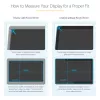 StarTech.com Filtro de privacidad para monitor de ordenador 55,9 cm (22 pulgadas) 16:9, Protector de privacidad antirreflejo con reducción del 51 % de luz azul, Lámina protectora de pantalla para monitor con ángulo de visión de ±30°