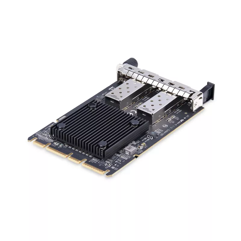 StarTech.com Tarjeta de red para servidor SFP+ 10Gbps OCP 3.0 de 2 puertos con Intel X710, compatible con SFF 4C+, NIC OCP de doble puerto, funciona con Windows y Linux