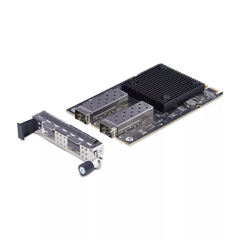 StarTech.com Tarjeta de red para servidor SFP+ 10Gbps OCP 3.0 de 2 puertos con Intel X710, compatible con SFF 4C+, NIC OCP de doble puerto, funciona con Windows y Linux