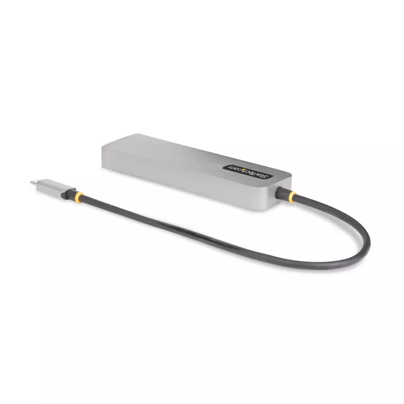 StarTech.com Hub USB-C de 3 puertos con Ethernet 2,5 Gbit/s y 100 W Power Delivery Pass-Through, USB 3.2 10 Gbit/s, 2x USB-A/1x USB-C, Hub adaptador USB Type-C portátil