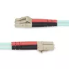 StarTech.com Cable de fibra óptica multimodo OM4 LC/UPC a LC/UPC de 20m (65ft), 50/125µm LOMMF/VCSEL Zipcord, 100G, baja pérdida de inserción – Cable jumper de fibra óptica LSZH