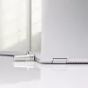StarTech.com Candado delgado compatible con ranura Noble Wedge®, 1,5 m cable de seguridad, protección antirrobo de escritorio para portátil/notebook, cable de acero resistente a cortes, candado de combinación