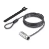 StarTech.com Candado delgado compatible con ranura Noble Wedge®, 1,5 m cable de seguridad, protección antirrobo de escritorio para portátil/notebook, cable de acero resistente a cortes, candado de combinación