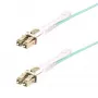 StarTech.com Cable de fibra óptica multimodo OM4 LC a LC (UPC) de 4m (13ft) con lengüetas push-pull, 50/125µm, 100G, resistente a flexiones, baja pérdida de inserción – Cable patch de fibra óptica LSZH
