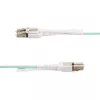 StarTech.com Cable de fibra óptica multimodo OM4 LC a LC (UPC) de 5m con lengüetas push-pull, 50/125µm, 100G, resistente a flexiones, baja pérdida de inserción – Cable jumper de fibra óptica LSZH