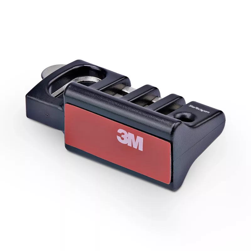 StarTech.com Candado de anclaje de cables para periféricos, Asegure teclado/ratón, Candado de cable para oficinas compartidas/ordenadores públicos, Trampa de cable compatible con cable de seguridad de portátil/candado – TAA