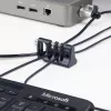 StarTech.com Candado de anclaje de cables para periféricos, Asegure teclado/ratón, Candado de cable para oficinas compartidas/ordenadores públicos, Trampa de cable compatible con cable de seguridad de portátil/candado – TAA