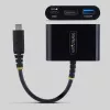 StarTech.com adaptador multipuerto de USB-C a HDMI con carga PD de 140 W, HDMI 4K a 60 Hz, hub USB de 5 Gbit/s, mini dock para MacBook / Dell / Thinkpad / HP / iPad / tabletas