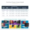 StarTech.com Filtro de privacidad para monitor de 60,5 cm (23,8 inch) 16:9, filtro acrílico colgante, filtro de privacidad de montaje rápido, protector de pantalla para monitor, ángulo de visión +/-30°, brillante