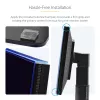 StarTech.com Filtro de privacidad para monitor de ordenador de 24 pulgadas 16:9, filtro acrílico colgante, protección de seguridad de instalación rápida, protector de pantalla para monitor, ángulo de visión +/- 30 grados, brillante
