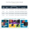 StarTech.com Filtro de privacidad para monitor de ordenador de 24 pulgadas 16:10, filtro acrílico colgante, filtro de privacidad de instalación rápida, protector de pantalla para monitor, ángulo de visión +/- 30°, brillante