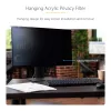 StarTech.com Protector de privacidad para monitor de ordenador de 27 pulgadas 16:9, filtro acrílico colgante, protección de seguridad de instalación rápida, protector de pantalla para monitor, ángulo de visión ±30°, brillante