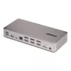 StarTech.com Docking station USB4 para triple monitor, 4K 60Hz HDMI o DisplayPort, carga de portátil de 100W, 2,5GbE, dock USB-C multi-monitor, sin controladores