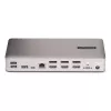 StarTech.com Docking station USB4 para triple monitor, 4K 60Hz HDMI o DisplayPort, carga de portátil de 100W, 2,5GbE, dock USB-C multi-monitor, sin controladores