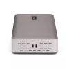 StarTech.com Docking station USB4 para triple monitor, 4K 60Hz HDMI o DisplayPort, carga de portátil de 100W, 2,5GbE, dock USB-C multi-monitor, sin controladores