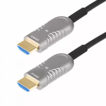 StarTech.com Cable óptico activo híbrido HDMI 2.1 (AOC) de 9,1 m, CMP, certificado Plenum, cable de fibra óptica HDMI 2.1/2.0 Ultra High Speed 8K, 48 Gbit/s, 8K 60 Hz/4K 120 Hz, HDR10+/FRL/TMDS/eARC