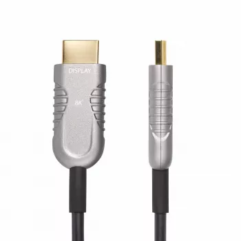 StarTech.com Cable óptico activo híbrido HDMI 2.1 (AOC) de 9,1 m, CMP, certificado Plenum, cable de fibra óptica HDMI 2.1/2.0 Ultra High Speed 8K, 48 Gbit/s, 8K 60 Hz/4K 120 Hz, HDR10+/FRL/TMDS/eARC