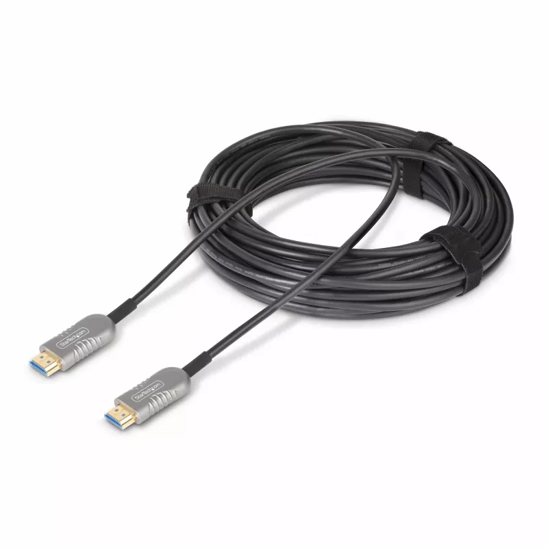 StarTech.com Cable óptico activo híbrido HDMI 2.1 (AOC) de 9,1 m, CMP, certificado Plenum, cable de fibra óptica HDMI 2.1/2.0 Ultra High Speed 8K, 48 Gbit/s, 8K 60 Hz/4K 120 Hz, HDR10+/FRL/TMDS/eARC