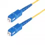 StarTech.com Cable de fibra óptica monomodo OS2 simplex SC a SC (UPC) de 30 m (98,4 ft), 9/125 µm, 40G/100G, insensible a curvaturas, baja atenuación de inserción, cable de conexión de fibra óptica LSZH
