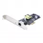 StarTech.com Tarjeta de red PoE NBASE-T de 2.5Gbps de 1 puerto, Intel I225-V, NIC Multi-Gigabit PoE+ 802.3af/at, tarjeta LAN para servidor PCI Express, interfaz Ethernet de sobremesa alimentada por SATA – Compatible con Windows, Linux