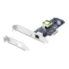 StarTech.com Tarjeta de red PoE NBASE-T de 2.5Gbps de 1 puerto, Intel I225-V, NIC Multi-Gigabit PoE+ 802.3af/at, tarjeta LAN para servidor PCI Express, interfaz Ethernet de sobremesa alimentada por SATA – Compatible con Windows, Linux