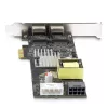 StarTech.com Tarjeta de red PoE NBASE-T de 2.5Gbps de 2 puertos, doble Intel I225-V, NIC Multi-Gigabit PoE+ 802.3af/at, tarjeta LAN para servidor PCI Express, alimentación LP4/PCIe de 8 pines