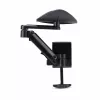 StarTech.com Reposabrazos ajustable para escritorio de oficina, soporte ergonómico para brazo/codo, giro de 360 grados, montaje por pinza/sin taladrar, negro