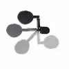 StarTech.com Reposabrazos ajustable para escritorio de oficina, soporte ergonómico para brazo/codo, giro de 360 grados, montaje por pinza/sin taladrar, negro
