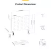 StarTech.com Set organizador de escritorio 1612B-DESK-PEGBOARD 1 ud.