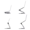 StarTech.com Soporte telescópico para portátil, base giratoria 360°, elevador de ordenador giratorio para escritorio, altura e inclinación ajustables, máx. 5 kg, acabado de aluminio, diseño portátil