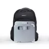 StarTech.com Soporte telescópico para portátil, base giratoria 360°, elevador de ordenador giratorio para escritorio, altura e inclinación ajustables, máx. 5 kg, acabado de aluminio, diseño portátil
